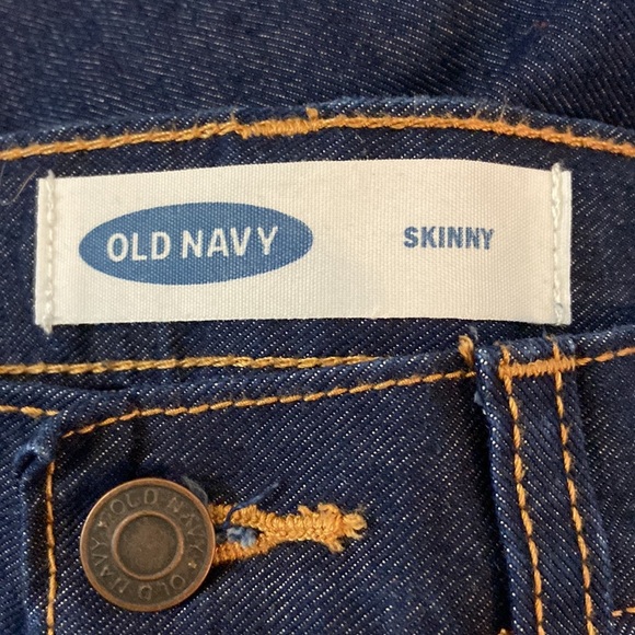 Old Navy Skinny Dark Blue Jeans Size 12 - Picture 7 of 9